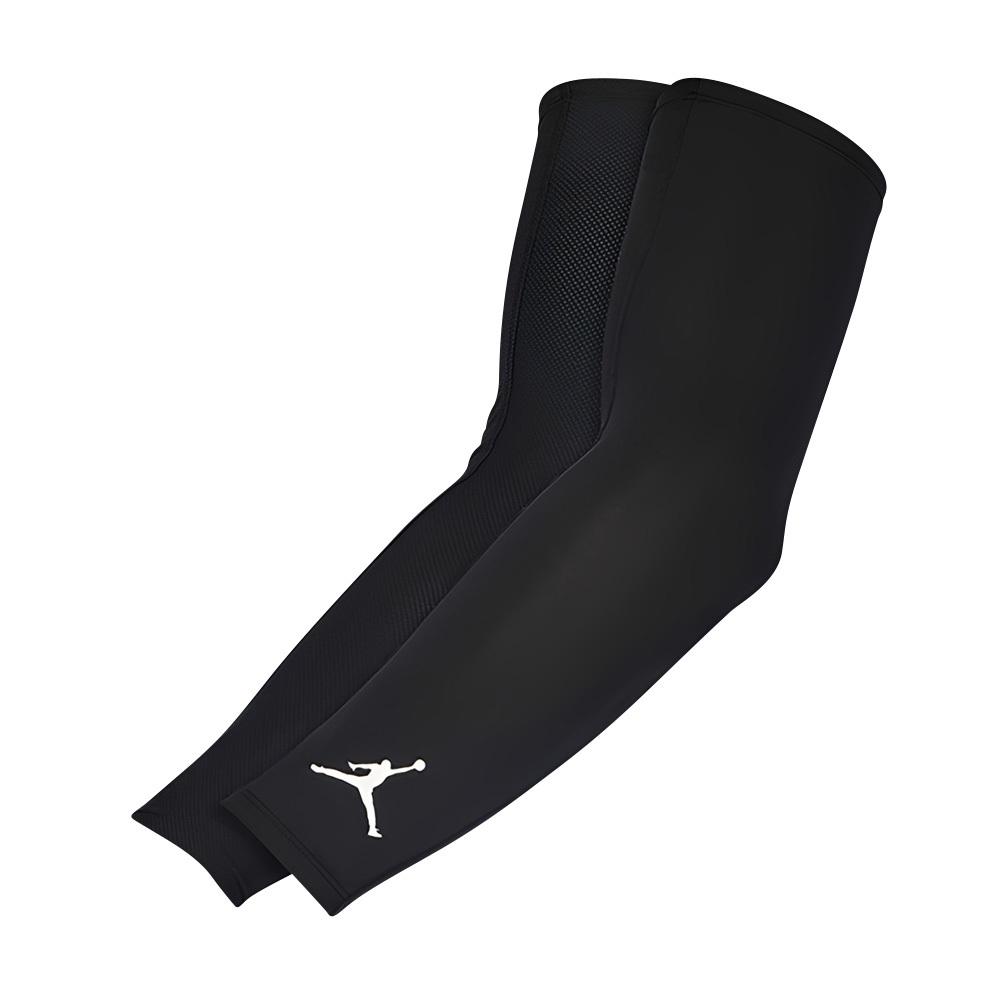 NIKE JORDAN DRI-FIT 臂套 雙入裝 健身 訓練 戶外 運動 透氣 舒適 吸濕 排汗 乾爽 彈性 黑 白-細節圖2