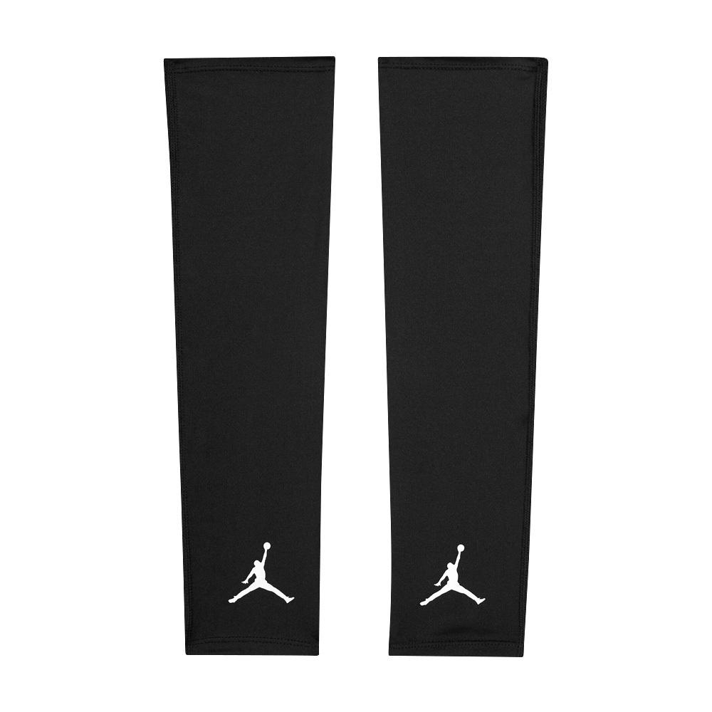 NIKE JORDAN DRI-FIT 臂套 雙入裝 健身 訓練 戶外 運動 透氣 舒適 吸濕 排汗 乾爽 彈性 黑 白-細節圖3