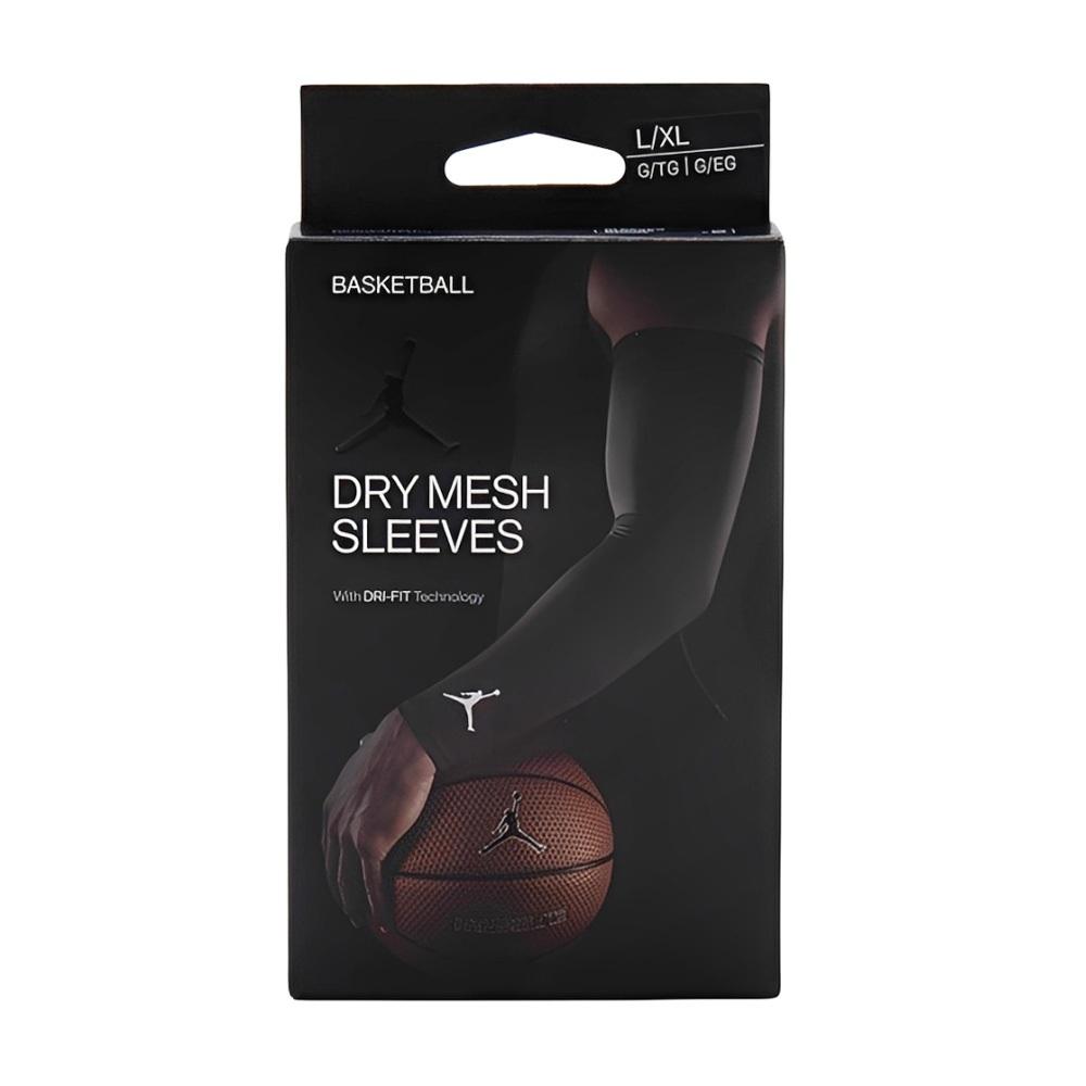 NIKE JORDAN DRI-FIT 臂套 雙入裝 健身 訓練 戶外 運動 透氣 舒適 吸濕 排汗 乾爽 彈性 黑 白-細節圖5