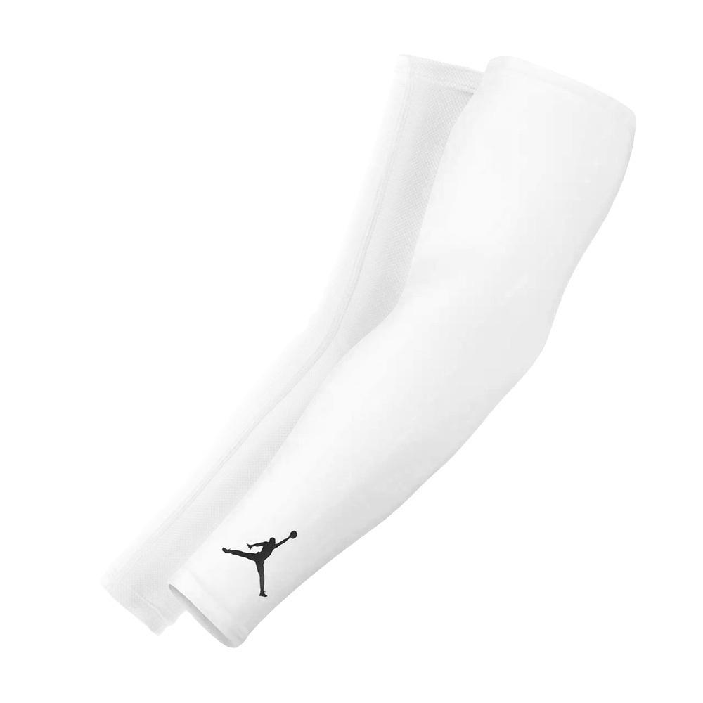 NIKE JORDAN DRI-FIT 臂套 雙入裝 健身 訓練 戶外 運動 透氣 舒適 吸濕 排汗 乾爽 彈性 黑 白-細節圖6