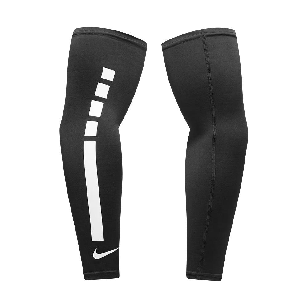 NIKE PRO ELITE 臂套 2.0 單裝入 健身 訓練 戶外運動 簡約 透氣 防曬 抗紫外線 人體工學 黑 白-細節圖3