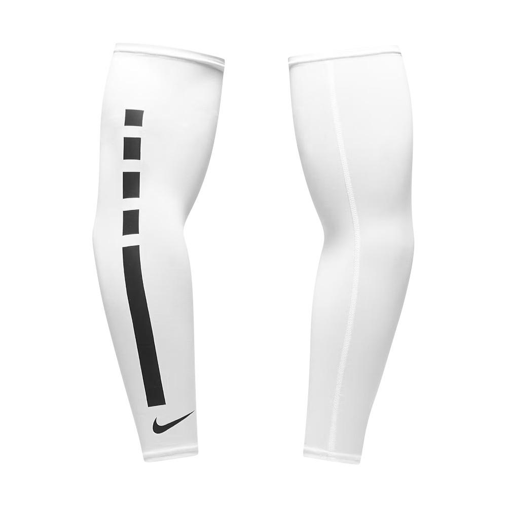 NIKE PRO ELITE 臂套 2.0 單裝入 健身 訓練 戶外運動 簡約 透氣 防曬 抗紫外線 人體工學 黑 白-細節圖5