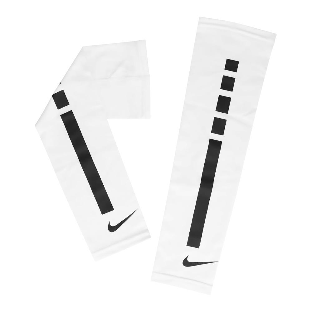 NIKE PRO ELITE 臂套 2.0 單裝入 健身 訓練 戶外運動 簡約 透氣 防曬 抗紫外線 人體工學 黑 白-細節圖6