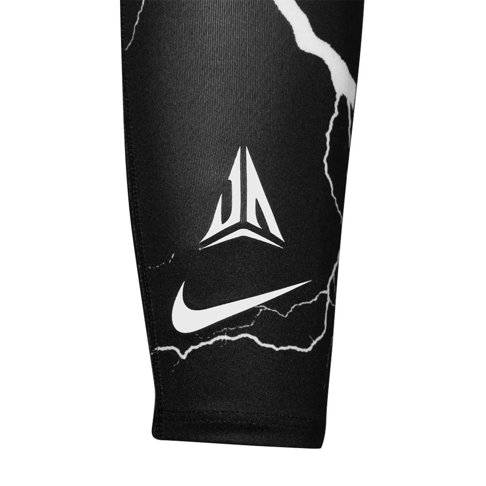 NIKE J MORANT 臂套 單入裝 健身 訓練 戶外運動 時尚 透氣 舒適 吸濕 排汗 乾爽 彈性 固定 貼合 黑-細節圖3