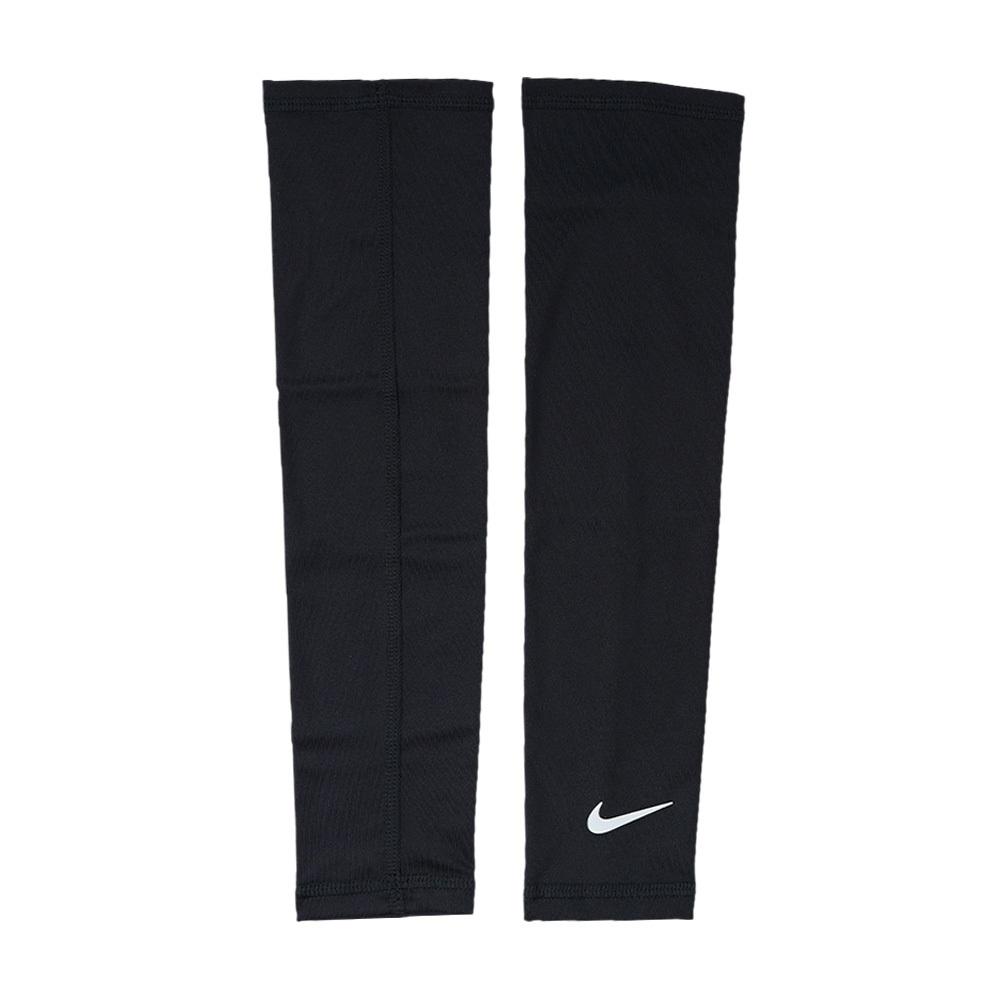 NIKE 輕量跑步臂套2.0 護臂套 袖套 路跑 戶外運動 素色 簡約 防曬 反光 吸濕 排汗 快乾 透氣 黑 白 亮綠-細節圖4
