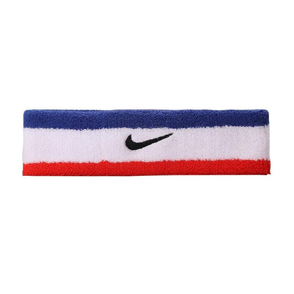 NIKE SWOOSH頭帶 止汗髮帶 健身 運動 吸汗 乾爽 透氣 彈性 柔軟 多色 橘 深藍 黑 白 藍 藍白紅 粉-細節圖2