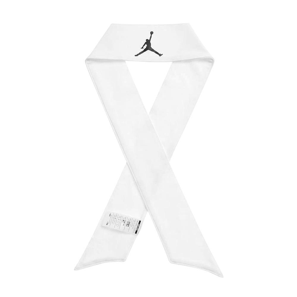 NIKE JORDAN DRI-FIT 單色綁帶式頭帶 運動頭帶 止汗髮帶 健身 跑步 運動 吸汗 乾爽 彈性 黑 白-細節圖6