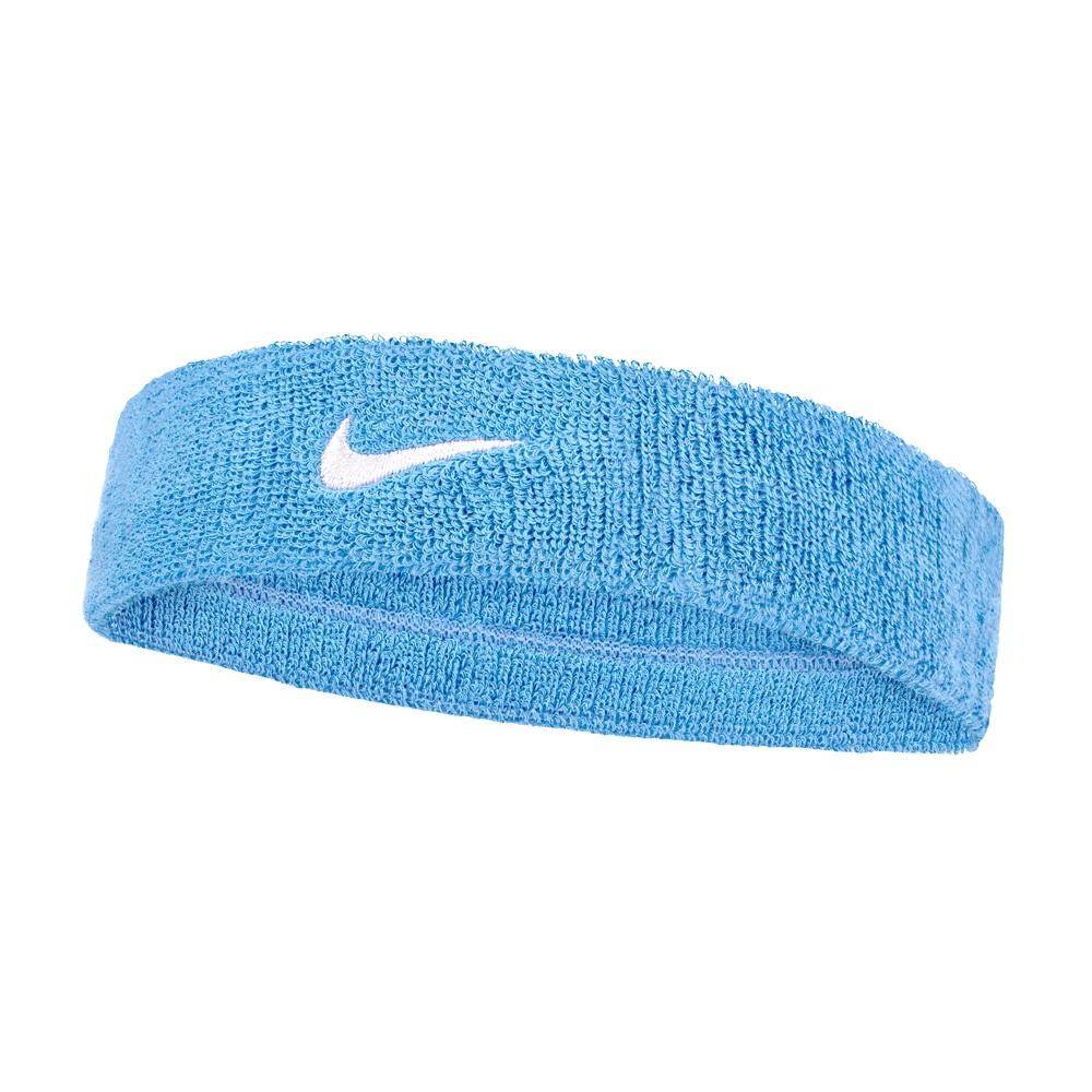 NIKE SWOOSH CLASSIC 頭帶 運動頭帶 止汗髮帶 毛巾布料 吸濕 排汗 乾爽 多色 淺藍 藍白紅 粉-細節圖2
