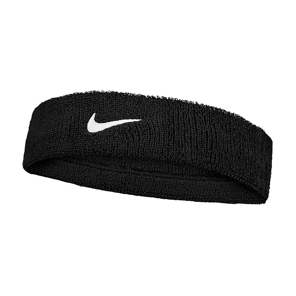 NIKE SWOOSH CLASSIC 頭帶 運動頭帶 止汗髮帶 毛巾布料 吸濕 排汗 乾爽 舒適 多色 黑 白 灰 藍-細節圖2