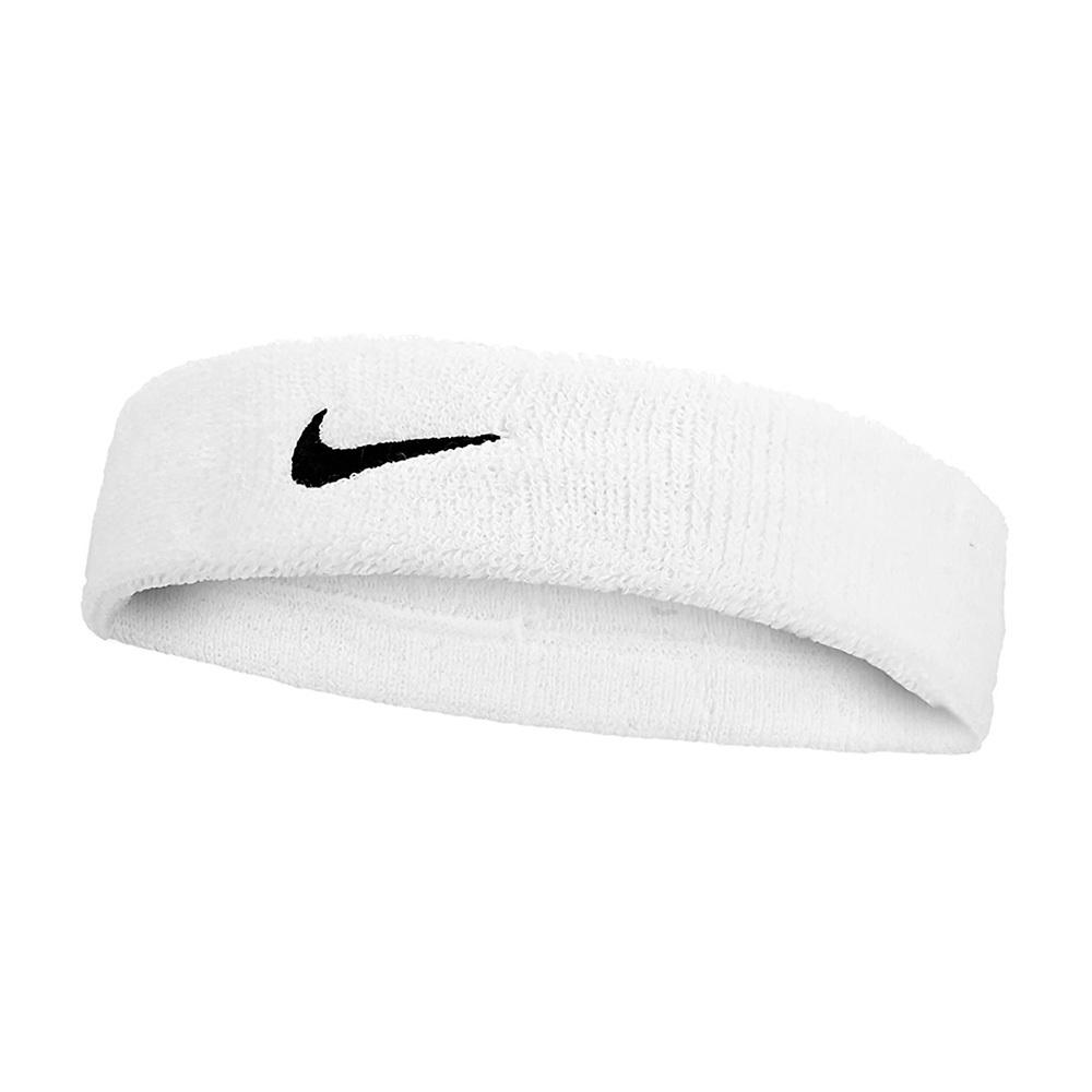 NIKE SWOOSH CLASSIC 頭帶 運動頭帶 止汗髮帶 毛巾布料 吸濕 排汗 乾爽 舒適 多色 黑 白 灰 藍-細節圖4