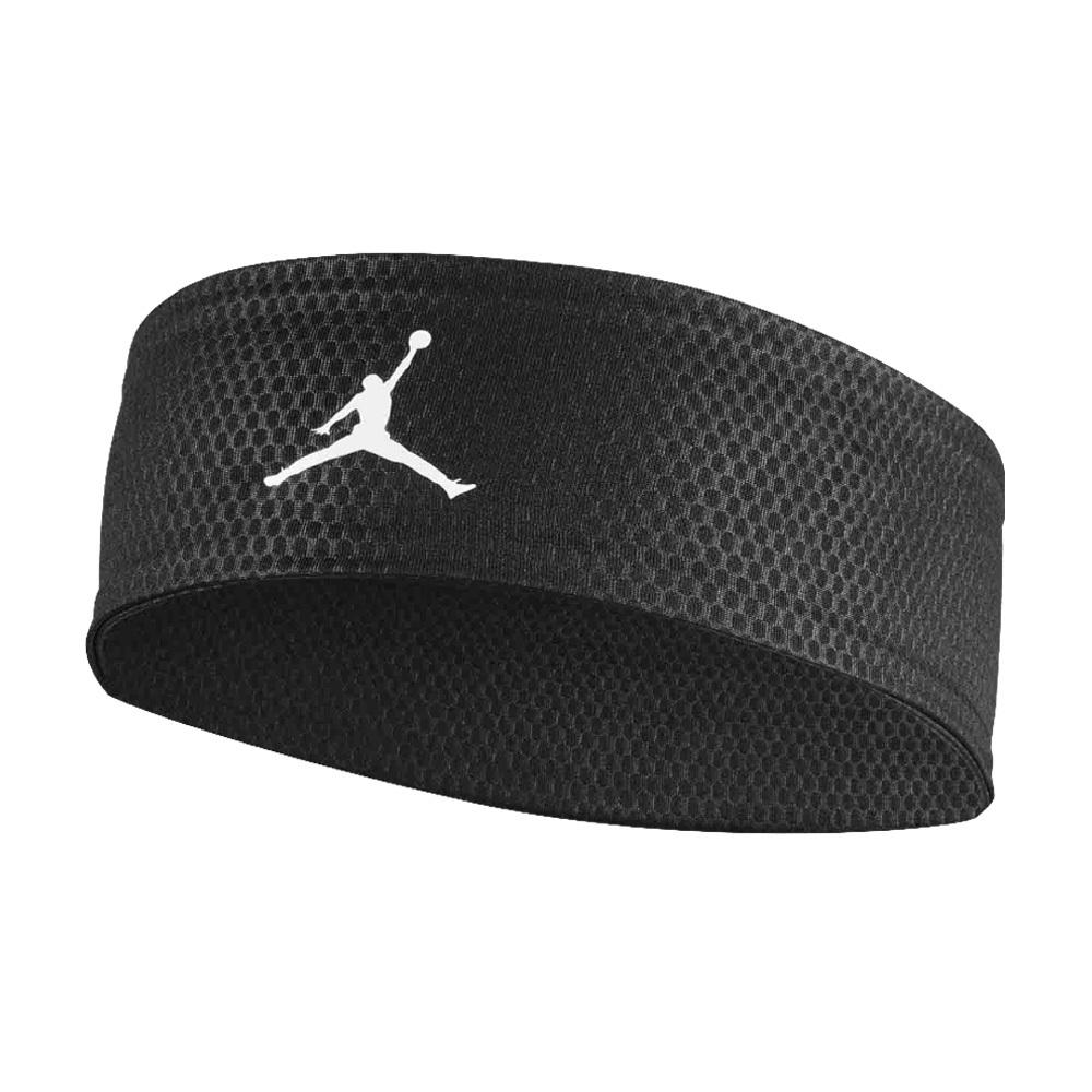 NIKE JORDAN SPORT 運動頭帶/AOP 止汗髮帶 健身 訓練 吸汗 乾爽 透氣 彈性 止滑 黑 白 紅-細節圖2