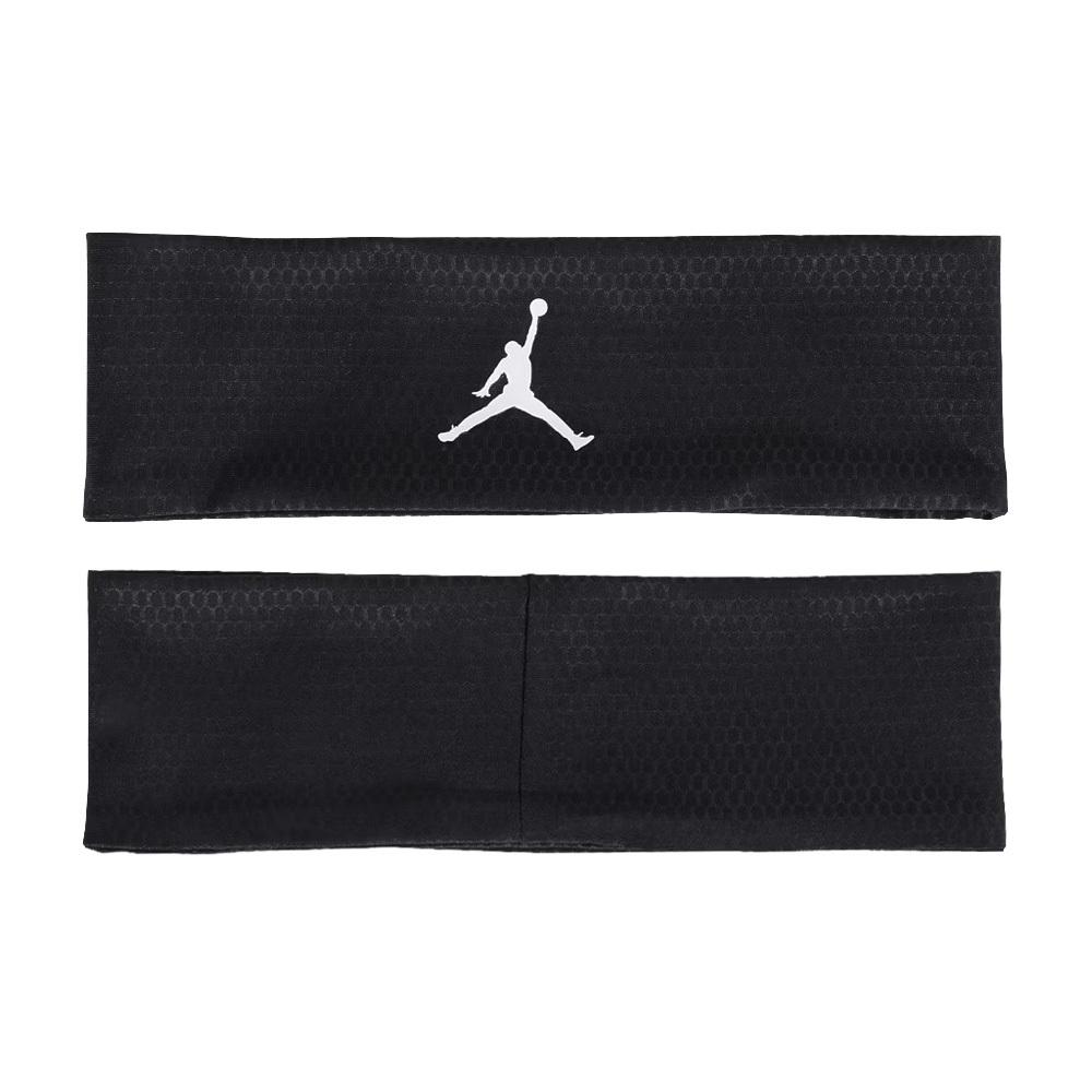 NIKE JORDAN SPORT 運動頭帶/AOP 止汗髮帶 健身 訓練 吸汗 乾爽 透氣 彈性 止滑 黑 白 紅-細節圖3