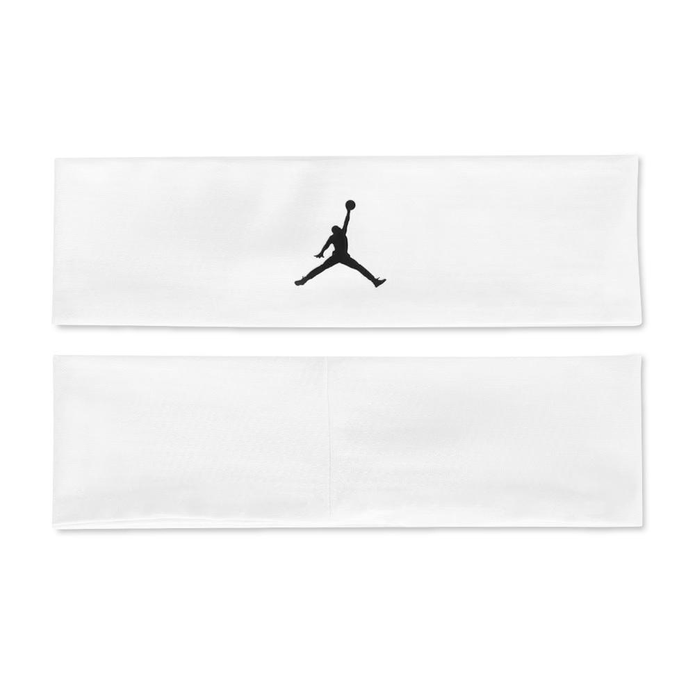 NIKE JORDAN SPORT 運動頭帶/AOP 止汗髮帶 健身 訓練 吸汗 乾爽 透氣 彈性 止滑 黑 白 紅-細節圖6
