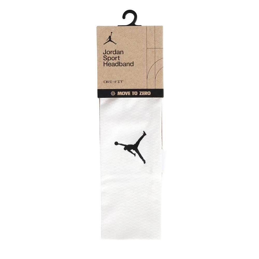 NIKE JORDAN SPORT 運動頭帶/AOP 止汗髮帶 健身 訓練 吸汗 乾爽 透氣 彈性 止滑 黑 白 紅-細節圖7
