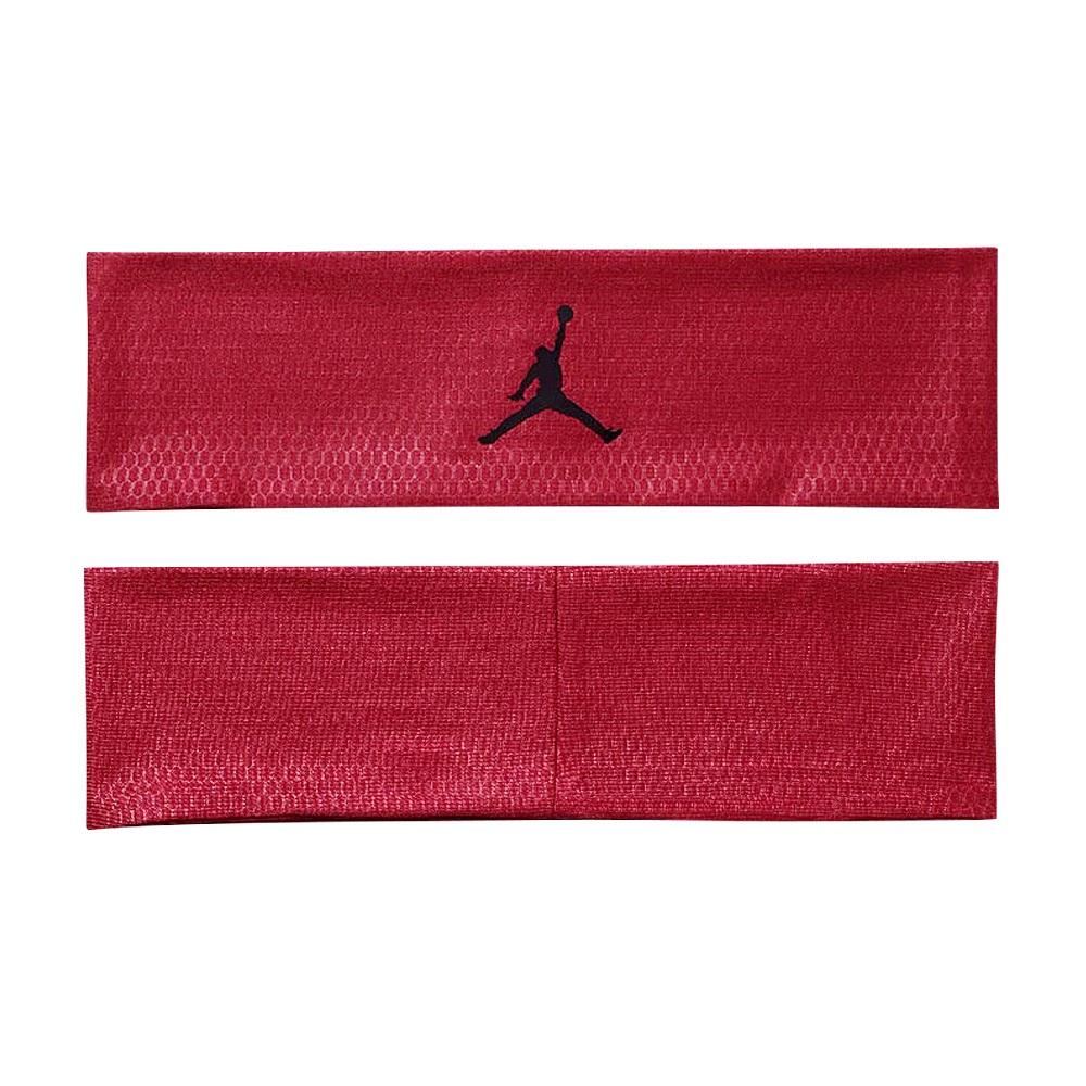 NIKE JORDAN SPORT 運動頭帶/AOP 止汗髮帶 健身 訓練 吸汗 乾爽 透氣 彈性 止滑 黑 白 紅-細節圖9