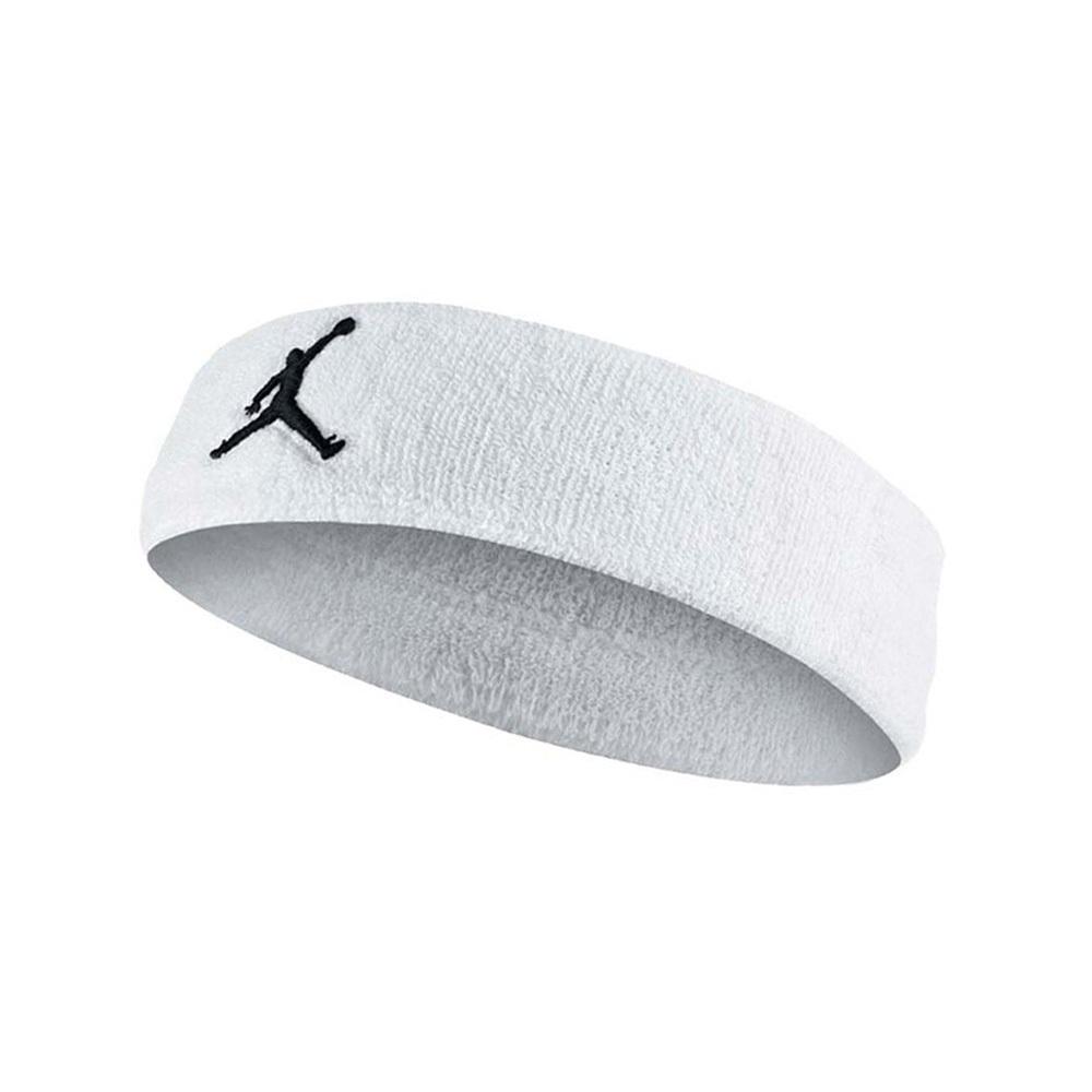 NIKE JORDAN DRI-FIT 單色頭帶 戶外 運動 止汗髮帶 飛人喬丹 簡約 排汗 乾爽 透氣 彈性 黑 白-細節圖4