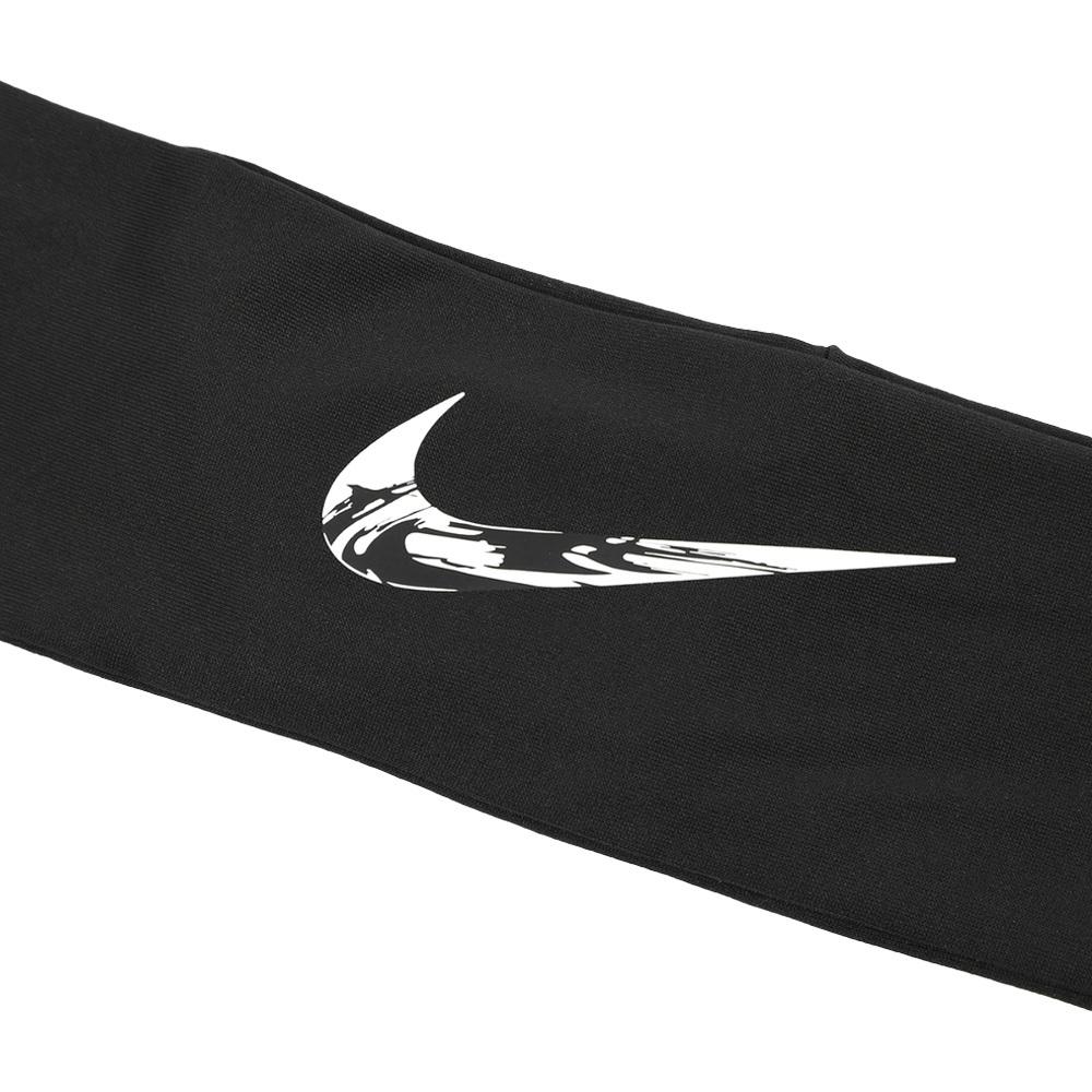 NIKE FURY 頭帶 3.0 PRINTED 運動頭帶 止汗髮帶 健身 訓練 戶外 運動 吸汗 乾爽 透氣 彈性 黑-細節圖5