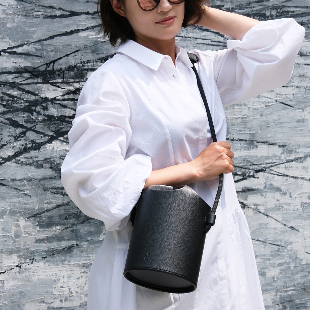 【Aura稜光】BLOSSOM摺紙皮包 | 全手工素食皮革製作、圓筒包、側背包、摺紙包-細節圖4