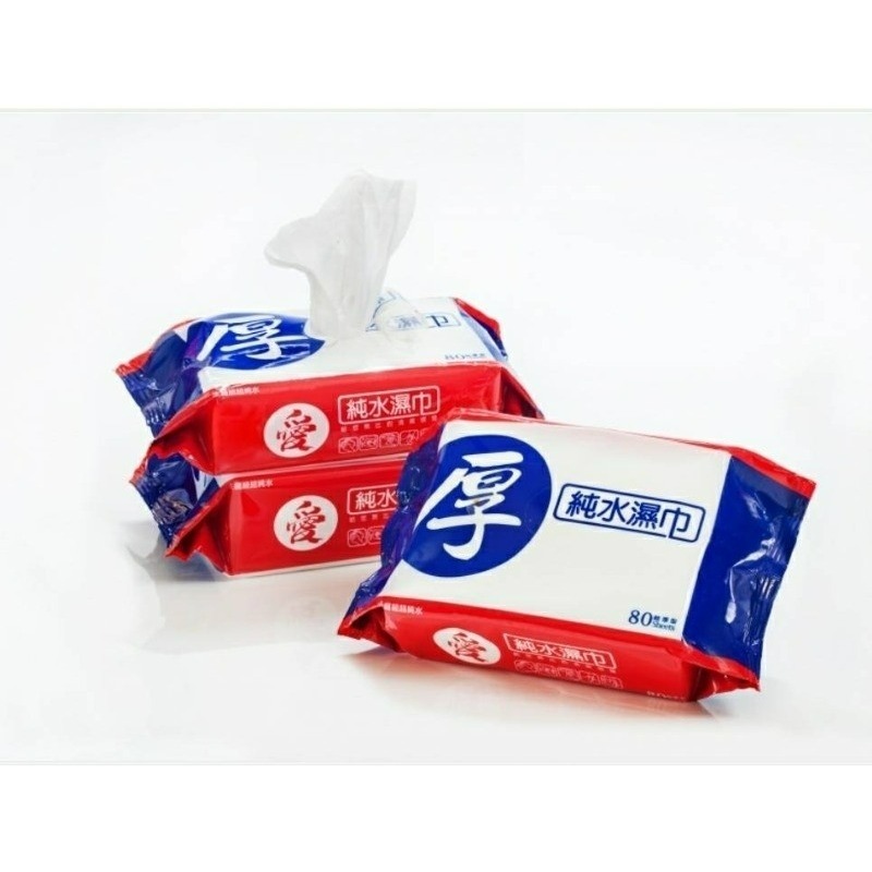 台農【厚】濕紙巾80抽（一箱12包）-細節圖2