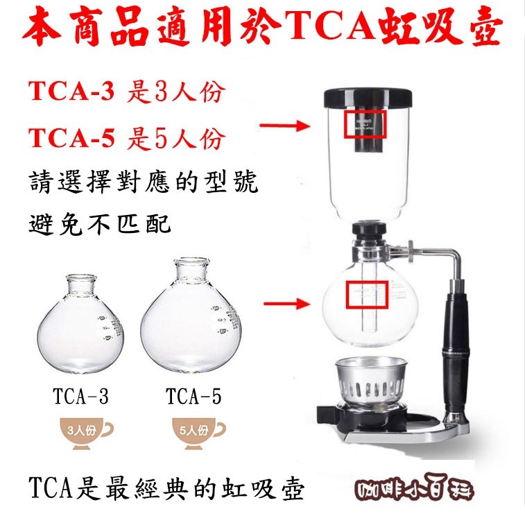 虹吸壺上座 3人份 5人份 tca-3 tca-5 TCA3 TCA5 虹吸壺上壺 賽風壺上壺 虹吸式上壺-細節圖3