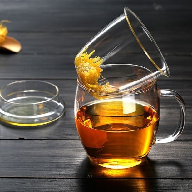 300ml 500ml 泡茶杯 濾茶杯 花茶杯 茶杯 玻璃杯-細節圖2