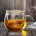 300ml 500ml 泡茶杯 濾茶杯 花茶杯 茶杯 玻璃杯-規格圖5