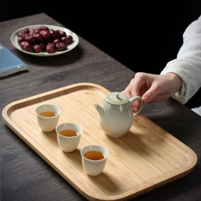 木托盤 竹托盤 木盤 實木托盤 小托盤 餐盤 茶托盤 咖啡托盤-細節圖6