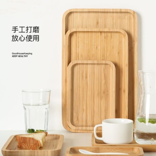 木托盤 竹托盤 木盤 實木托盤 小托盤 餐盤 茶托盤 咖啡托盤-細節圖10