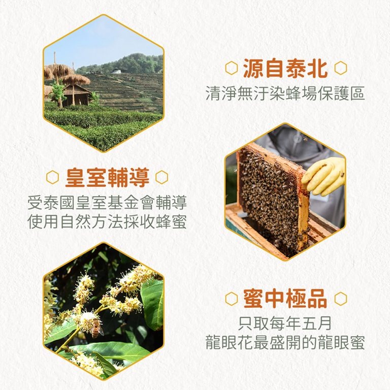 【素蒔森活VGNLIFE】泰國 皇家農場 100%頂級蜂蜜 770g 純蜂蜜 泰國蜂蜜-細節圖3