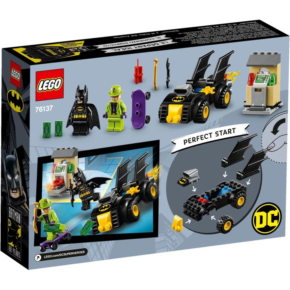 『磚磚專賣』LEGO 76137 蝙蝠俠VS.謎語人搶劫 超級英雄系列 樂高 盒組-細節圖3