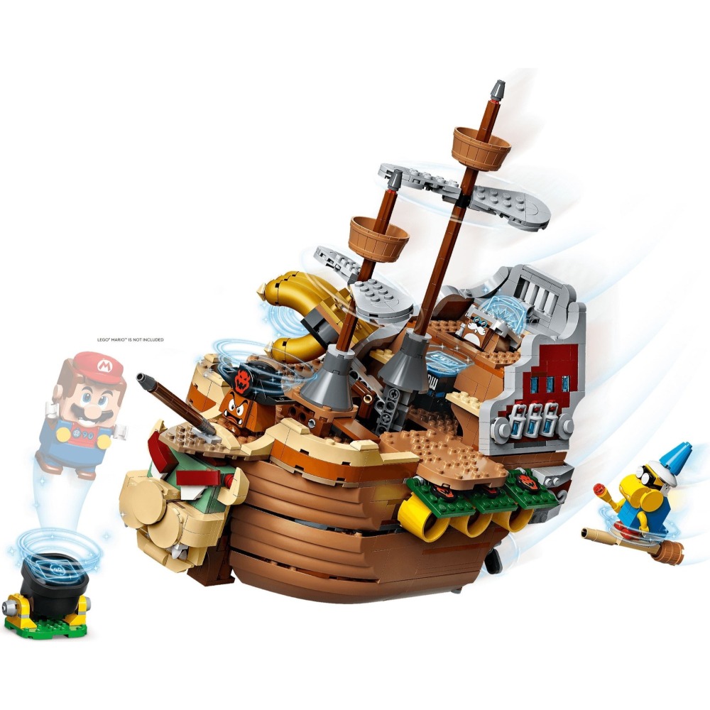 『磚磚專賣』LEGO 樂高 71391 庫巴飛行船 Bowser’s Airship Expansion 瑪利歐系列-細節圖4