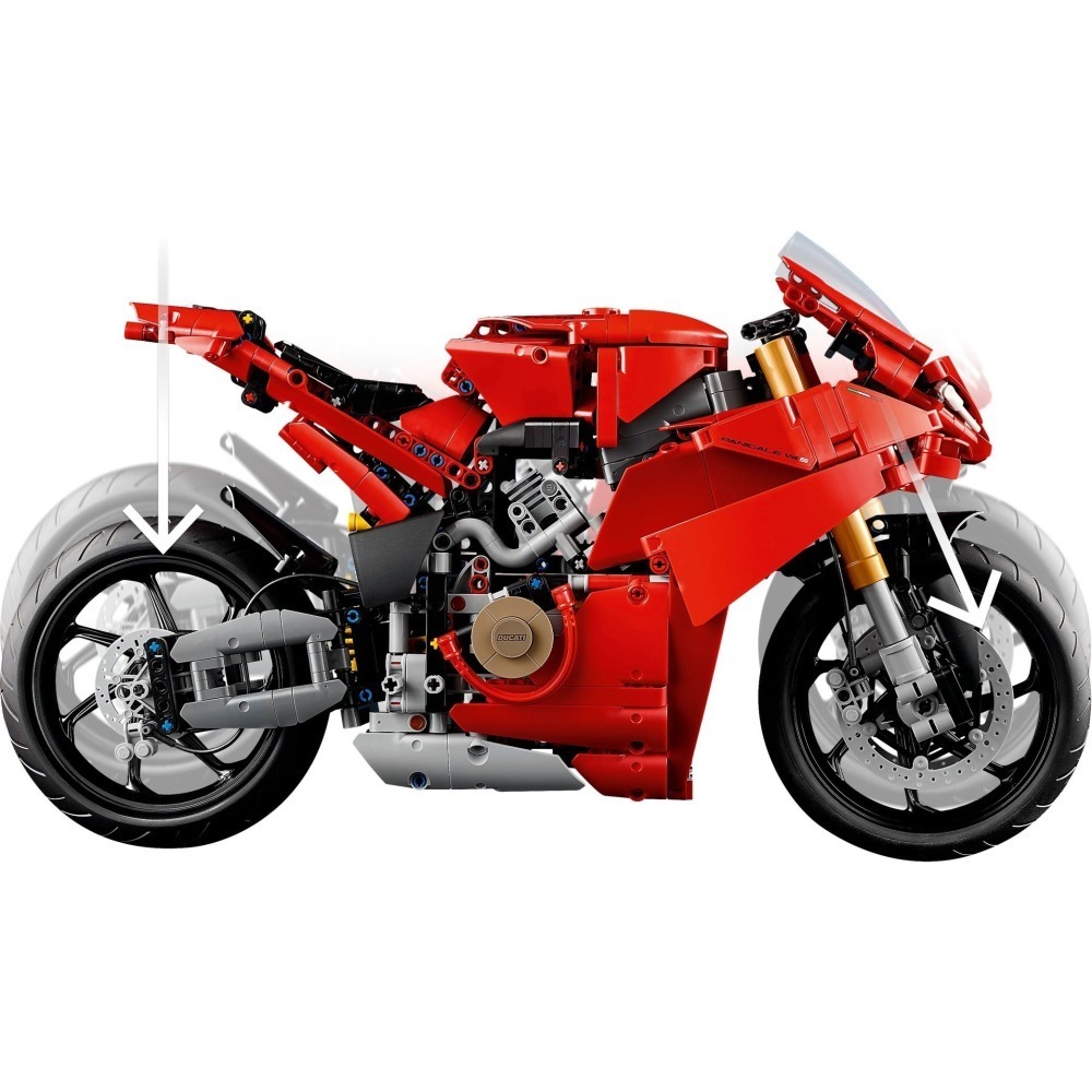 『磚磚專賣』LEGO 42202 杜卡迪 Ducati Panigale V4 S  TECHNIC 科技系列 樂高-細節圖5