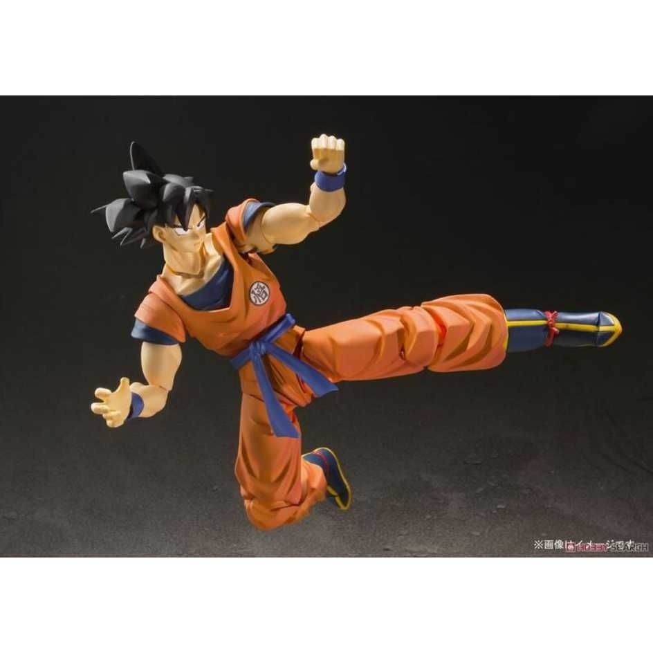 『磚賣玩具』SHF S.H.Figuarts 七龍珠 孫悟空 地球上的賽亞人 BANDAI 盒損特價-細節圖4