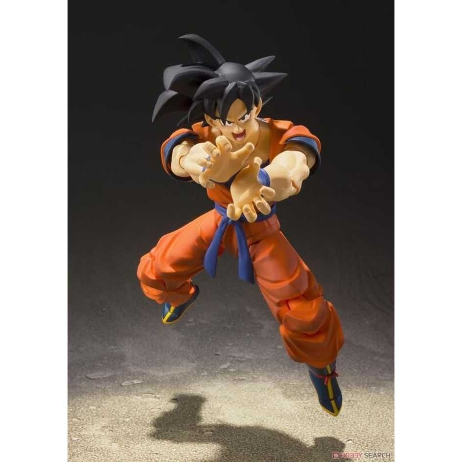 『磚賣玩具』SHF S.H.Figuarts 七龍珠 孫悟空 地球上的賽亞人 BANDAI 盒損特價-細節圖5