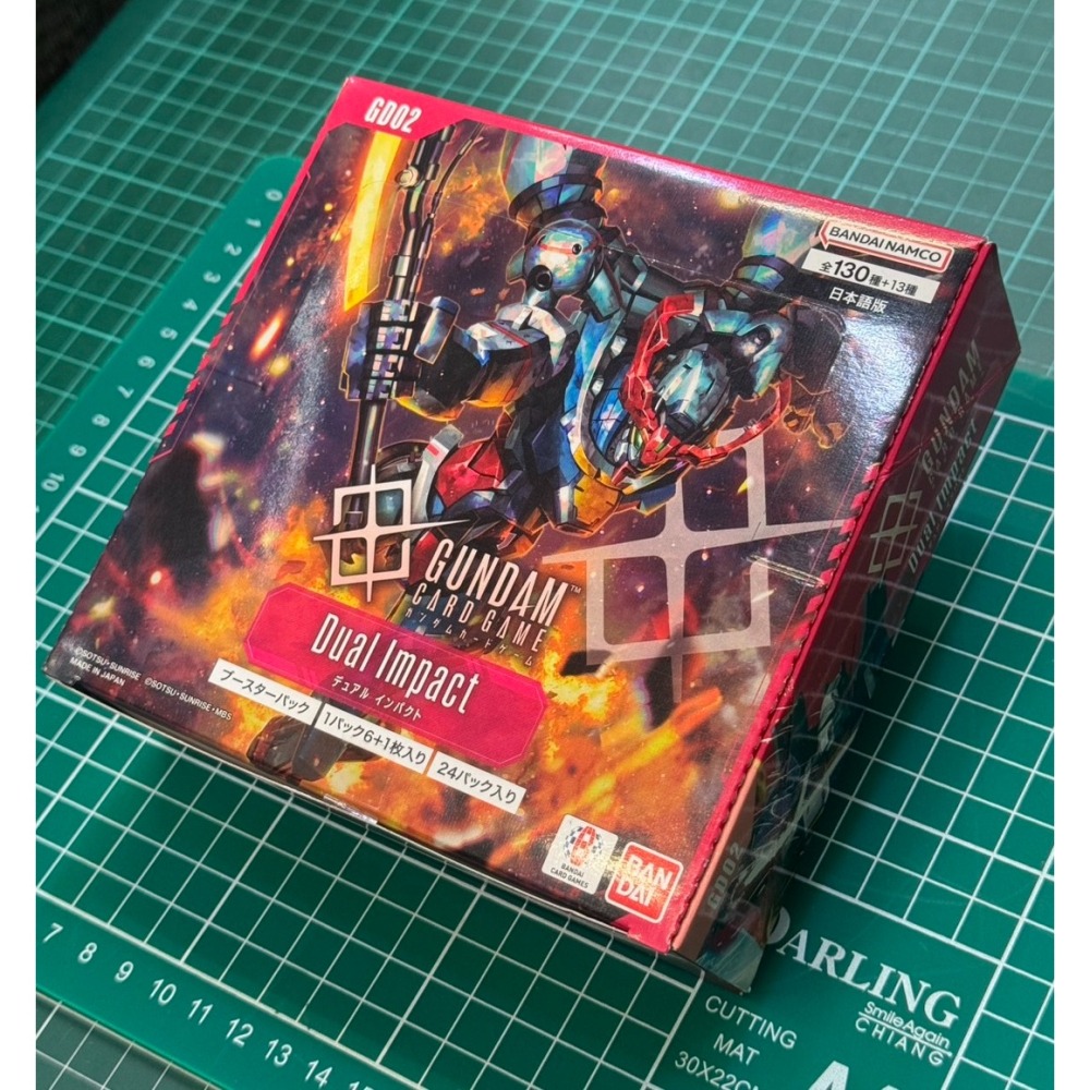 『磚賣玩具』BANDAI TCG Gundam 鋼彈卡牌遊戲 雙重衝擊 GD02 補充包 日文版 中盒-細節圖2