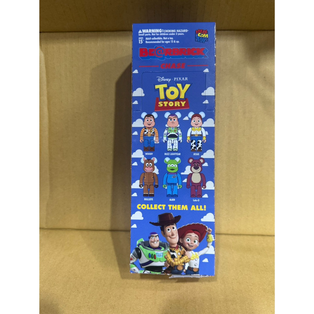 『磚賣玩具』BE@RBRICK CHASE 皮克斯 玩具總動員 庫柏力克熊 中盒12入-細節圖2