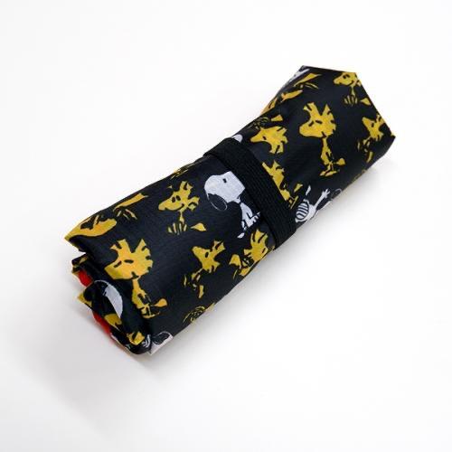 🎁販子小舖🎁 現貨 日本正版 Snoopy糊塗塔克WOODSTOCK 折疊購物袋 環保袋 手提袋 提袋-細節圖2