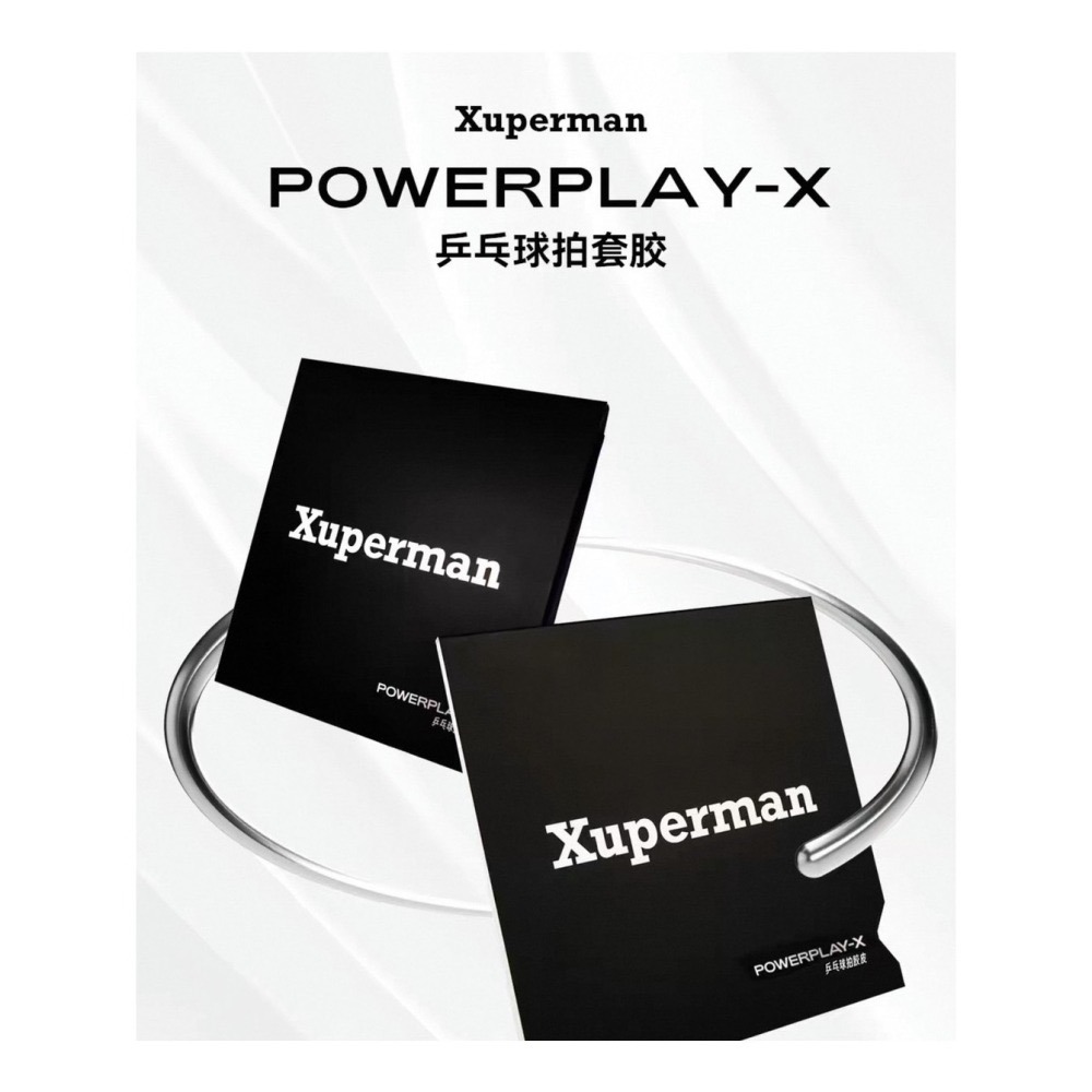 【將拼桌球運動空間】Xuperman — 許昕比賽同款正反手膠皮黏性藍海綿澀性蛋糕海綿 #原廠公司貨-細節圖2