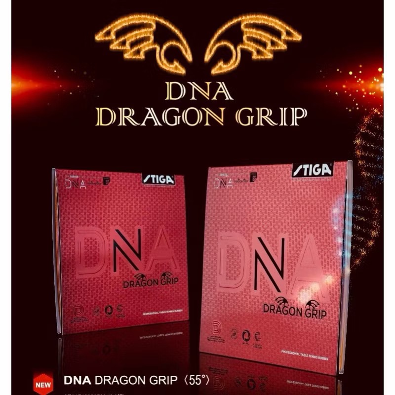 【將拼桌球運動空間】台灣公司貨 有保固 STIGA 赤龍 DNA 微黏性膠皮 DRAGON GRIP 桌球膠皮-細節圖3