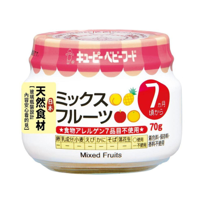 綜合水果泥 70g 日本 KEWPIE 丘比 A-72 (7個月以上適用) 即食 副食品 離乳食