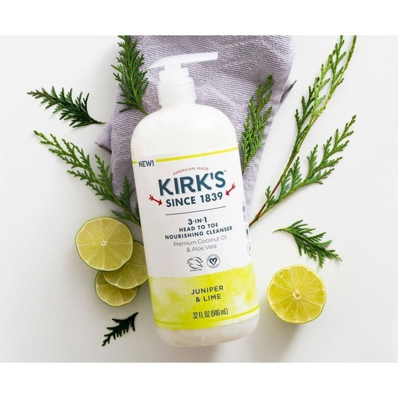 Kirks Natural 柯氏經典 – 全身沐浴精 嫩嫩萊姆杜松 946mL-細節圖2