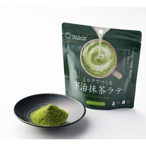 冷泡、熱泡皆可【日本 TSUBOICHI 製茶本舖】宇治抹茶拿鐵沖泡粉 (100g)