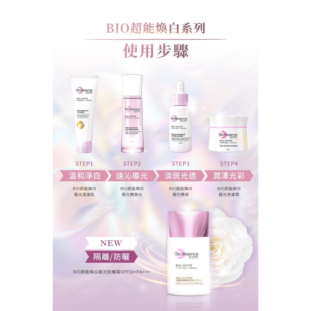 【Bio-essence 碧歐斯】新升級 BIO超能煥白極光防曬霜 SPF50+PA+++ (40g)-細節圖6