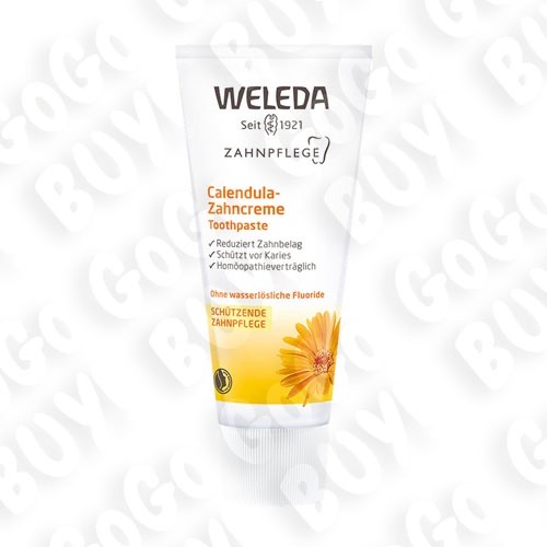 【Weleda】薇蕾德 天然金盞花牙膏 75ml