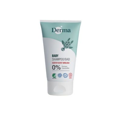 【丹麥 Derma】寶寶水嫩洗髮沐浴露 旅行號 150ml