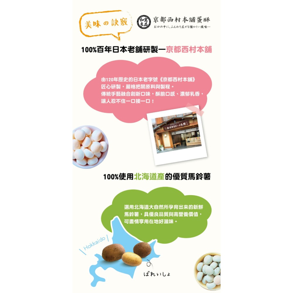 【和寓良品】12m+ 京都西村本舖蛋酥-原味 (5.2gx10包)-細節圖3