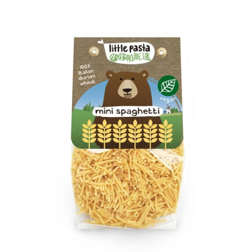 英國 little pasta 小小帕斯達 10m+ 嬰幼兒造型義大利麵 - QQ迷你 (250g)