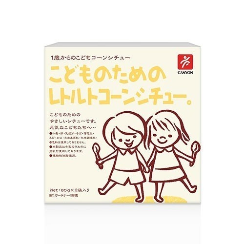日本 CANYON 兒童玉米濃湯調理包 (淡路洋蔥口味) 80g*2袋