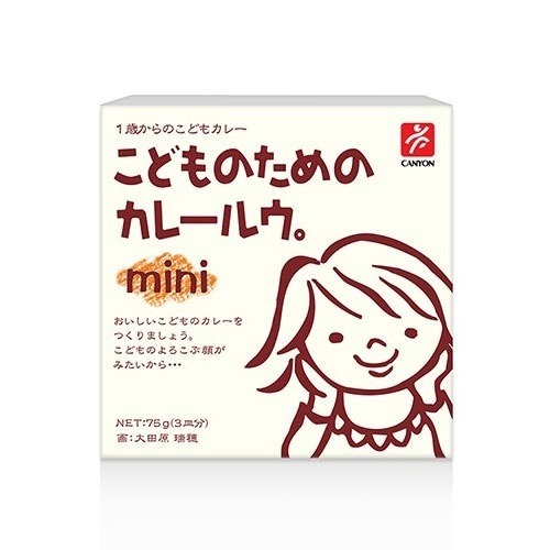 日本 CANYON 兒童咖哩塊MINI 75g