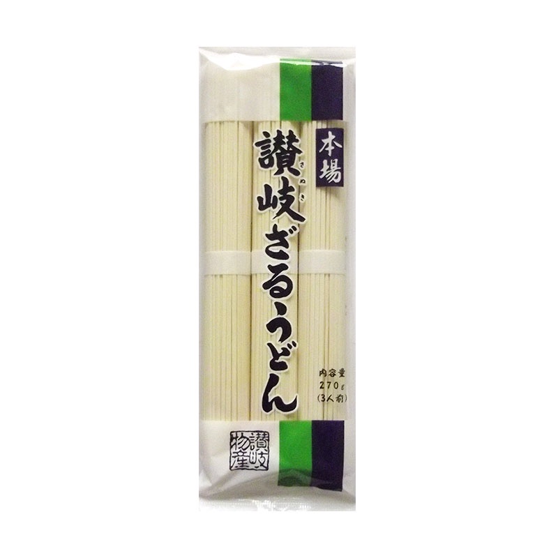 日本 讚岐物產 - 讚岐竹簍烏龍麵 (角麵) 270g/袋